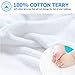 Adoric Life Premium Mattress Protector King Size, 100% Waterproof Mattress Cover with Cotton Terry Surface, Dust Mite Proof, Vinyl-free and Breathable