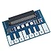 MakerFocus BBC Microbit Accesories Mini Piano Module for BBC Micro:bit Board, Touch Keys to Play Music, Micro:bit Edge Connector Directly Pluggable, with RGB LED, Buzzer to Play Music