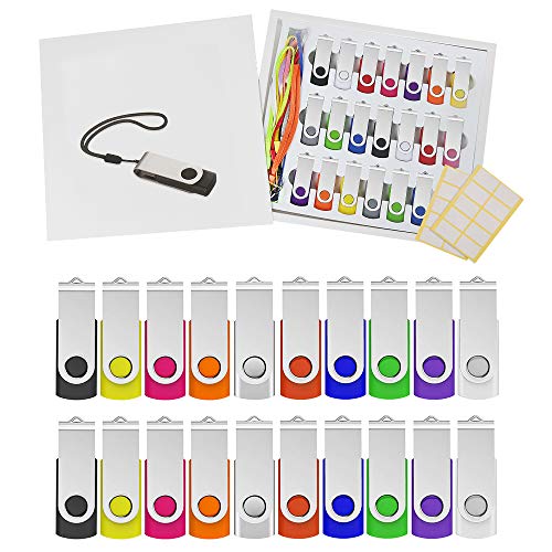 ABLAZE USB Sticks 256MB 20 Stück High Speed Datenspeicher USB-Sticks (256MB, 20 Stück, Mixcolor)