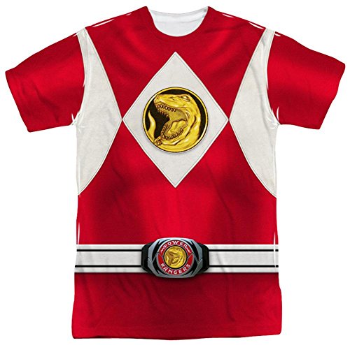 Power Rangers - Red Ranger Emblem T-Shirt Size S