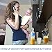 Baby Mate 2 PCS Silicone Baby Food Dispensing Spoon - Blue, 4oz/120ml, Ideal for 4 Months+ Babies - Squeeze Feeder with Spoon Bottle