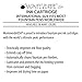 Monteverde International Size Cartridge to Fit Fountain Pens, Purple, 6 per Pack (G302PL)