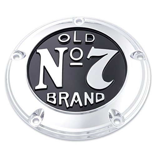 Jack Daniels Old # 7 Derby Cover Chrome & Black