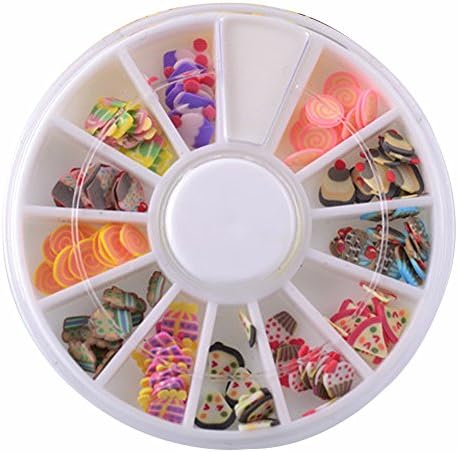 Loprt Slime Supplies, Slime Add Slime Kit Fruit Cake Slices DIY Craft Soft Scented Stress Relief Toy Sludge Toys for Slime (D)
