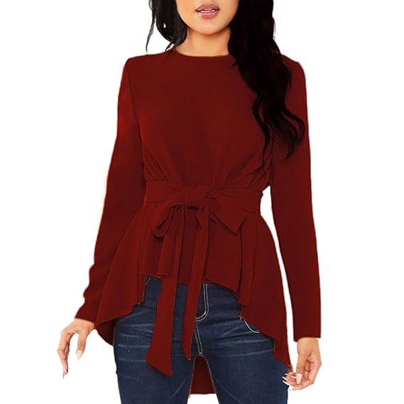 striped balloon sleeve top