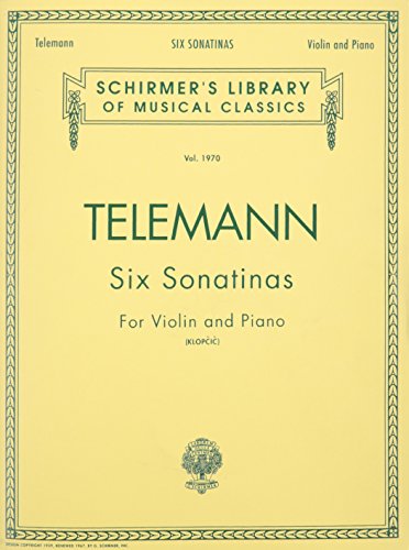 SIX SONATINAS VLN/PNO (Schirmer's Library of Musical Classics)