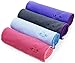 Heathyoga Hot Yoga Towel Non Slip, Microfiber Non Slip Yoga Mat Towel, Exclusive Corner Pockets Design, Dual-Grip, Sweat Absorbent, Perfect for Hot Yoga, Bikram, Pilates and Yoga Mats