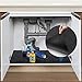MDrebel Under Sink Mat, 24x36 PVC Layer Waterproof Kitchen Cabinet Liner, Super Absorbent Cabinet Mat and Non Slip Bottom