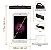FRiEQ Waterproof Cell Phone Carrying Cases with completely transparent design for Apple iPhone 6P, 6, 5s, 5, Galaxy S6, S5, S4 S3, HTC One, Galaxy Note 3, MP3 Player - IPX8 Certified to 100 Feet
