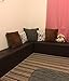 Shelving Solutions Folding Storage Ottoman, Faux Leather Foot Rest Seat 43” (Black)