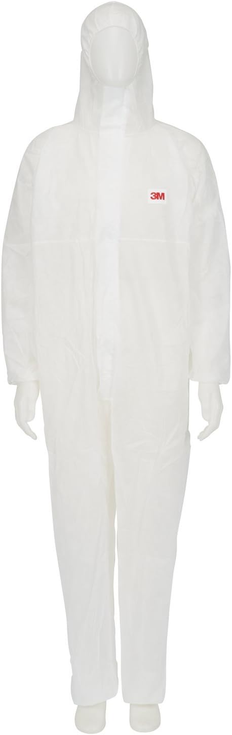 3M Coverall, White, 4500-W-2XL