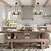 LNC Rustic Farmhouse Chandeliers for Dining Rooms, Pendant Lighting for Kitchen Island, Living Room, A0253202