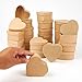 Pack of 24 Paper Mache Heart Boxes with Lids - Unfinished Premade Cardboard Papier Mache Boxes to Paint, Decoupage, and Decorate - Gift Boxes for Jewelry, Crafts, and Favors (3