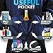 RONGO Oversized Sweatshirt Hoodie Blanket for Men, Women & Kids – Double-Sided with Sherpa & Plush Fleece Lining – Kangaroo Pocket Giant Hoody with Extra Front Pocket for Mobile Phone, Bottle or Keys