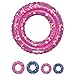 Kids Inflatable Tube Swim Ring - Swimming Pool Floats Water Rings by Floaties (Pink, Small)