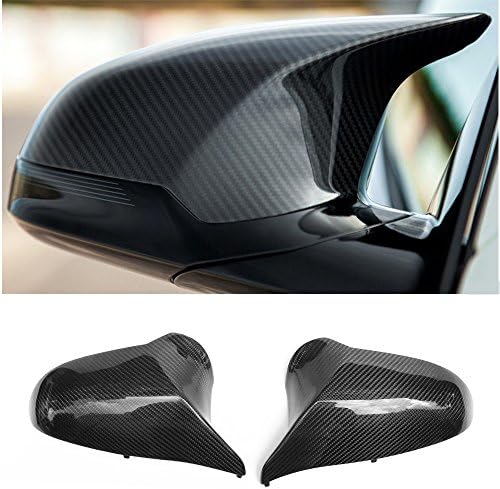 M4 Door Mirror Caps, Dongsai Carbon Fiber Wing Mirror Covers for BMW 2015+ F80 F82 F83 M4