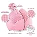 ARTIFUN Facial Cleansing Brush,Waterproof Silicone Face Brush Revitalising Massager, Deep Cleansing, Exfoliate Smooth Skin for a Radiant Clear Complexion - Pink