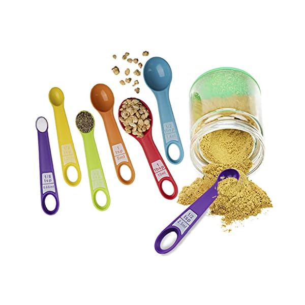 MOOGEE-Measuring-Cups-and-Spoons12-PCS-Plastic-Measuring-Spoon-SetColor-Plastic-Measuring-CupsKitchen-Gadgets-Tools-for-Baking-Cooking MOOGEE Measuring Cups and Spoons,12 PCS Plastic Measuring Spoon Set,Color Plastic Measuring Cups,Kitchen Gadgets Tools…