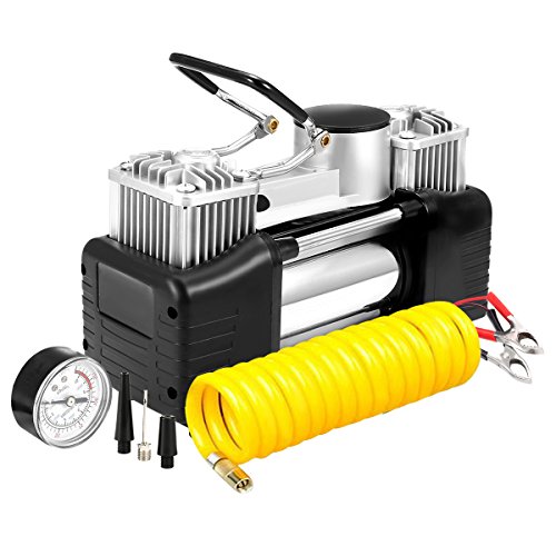 Audew portable air compressor pump, 150psi heavy duty d…