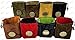 Third Die Dice Bag - Celtic Medal Series - Handcrafted, Reversible Drawstring Dice Bag That Stands Open On The Table and Closes Tight - Complex Knot Medallion - Rich Brown and Blood Red
