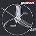 GEMFAN 24pcs 2040 3-Blade Propellers 2.0 Inch Triblade Props Compatible with 0804 0806 1103 1104 1105 6200-10000KV FPV Mini Racing Motors