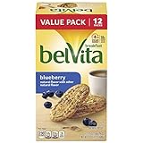belVita Blueberry Breakfast Biscuits, 12 Count Box, 21.12 Ounce