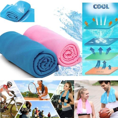 Ice Cold Enduring Running Jogging Gym Chilly Pad Instant Cooling Towel Sports bbkub