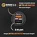 Car Charger. Quick Charge 3.0 + 2.4A Smart IC Dual USB Car Charger Adapter for iOS or Android Devices: iPhone Samsung and More. Car Adapter. Car Charger Adapter. Car Charger USB for Men Women Girls.