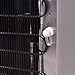 Costway 5 Gallon Water Cooler Dispenser Top Loading Stainless Steel Freestanding Water Dispenser w/Hot and Cold Water (Black)