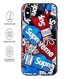 Kplvet iPhone Xs Max Case,Non Slip Ultra Soft 3D Embossed Craft Non Faded Durable Coloring Slim Thin 6.5 iPhone Xs Max Case,Street Fashion Basic Protective Phone Cover (Boxing Gloves)