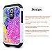 Galaxy S5 Active Case, NageBee - Heavy Duty Defender Dual Layer Protector Hybrid Case for Galaxy S5 Active G870 (Hybrid Rainbow Illusion)