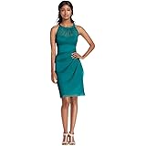 f15612 bridesmaid dress Cowl Front Satin Bridesmaid Dress main image 1