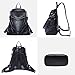 BOYATU Convertible Genuine Leather Backpack Purse for Women Fashion Travel Bag
