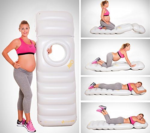 JlllO The Inflatable Full Body Maternity Pillow with a Hole for Baby Bumps to Lie on your Tummy During Pregnancy