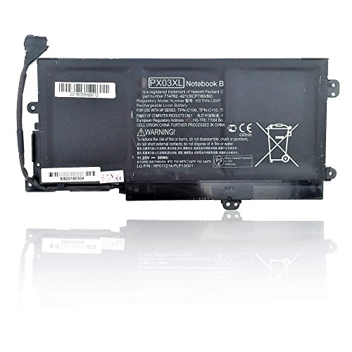 11.1v 50wh new px03xl laptop battery for hp envy 14 sl…