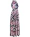 KILIG Women's Sleeveless Casual Pattern Pockets Maxi Long Dress