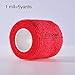 Pangda 12 Pieces Adhesive Bandage Wrap Stretch Self-Adherent Tape for Sports, Wrist, Ankle, 5 Yards Each (12 Colors, 2 Inches)