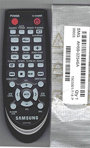 TopOne New Samsung Home Theater Sound Bar Remote Control AH59 02546A HW F550 HW F551