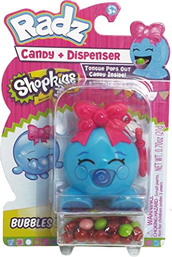Radz Brand Shopkins Bubbles Toy Candy Dispenser, 0.7 Ounces
