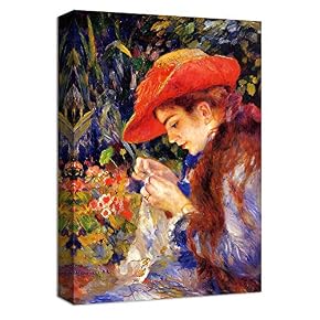 Young Woman by Pierre Auguste Renoir Home Artwork...