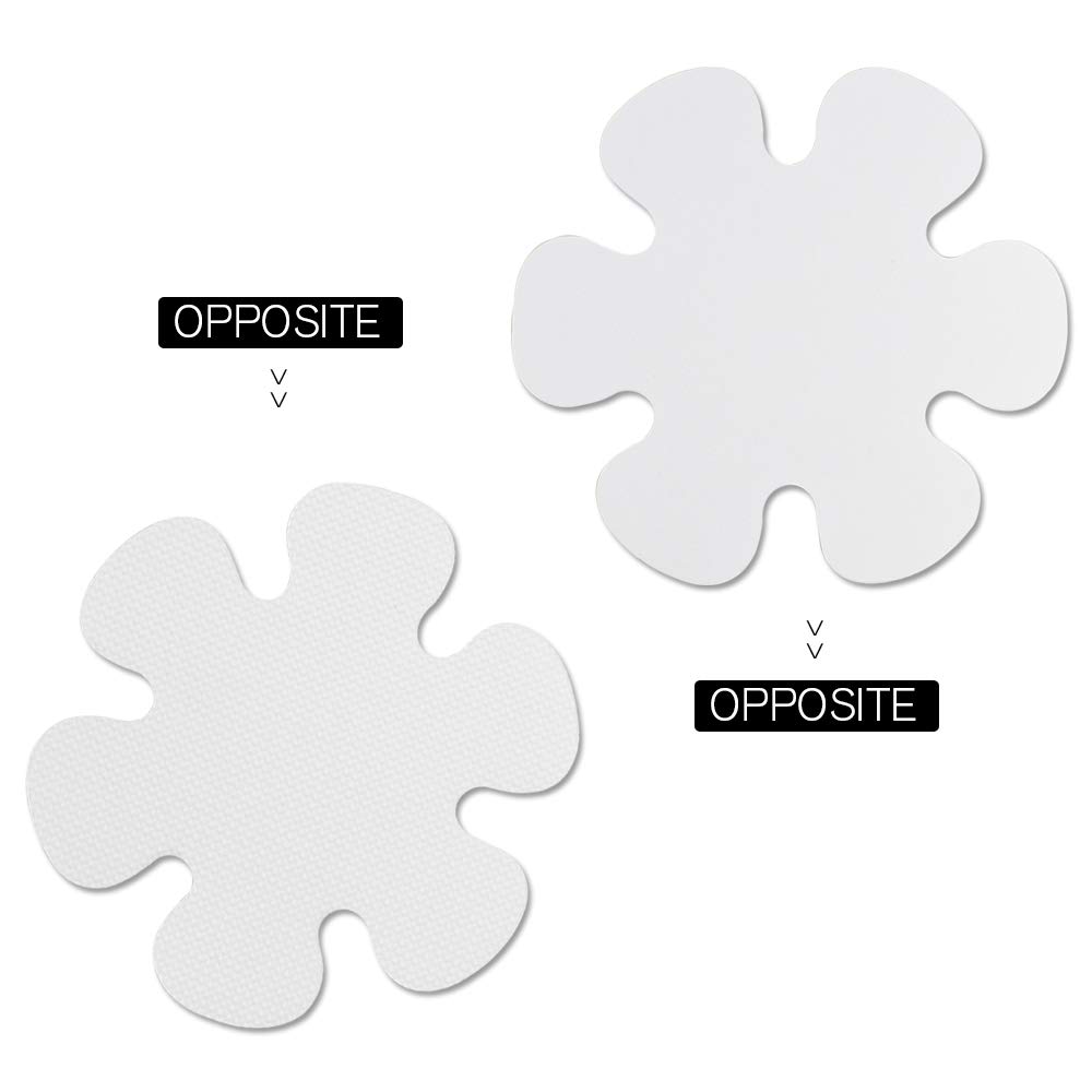 btcus4 Bathtub Anti-slip Stickers Adhesive Safety Treads for Tubs Bath,Showers,Pools,Stairs or Other Slippery Spots -20 Pieces 4 Inches