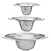 Juvale 4-Pack Stainless Steel Kitchen Sink Drain Strainer - Mesh Screen Sink Strainer and Hair Catcher for Bathroom (4.3