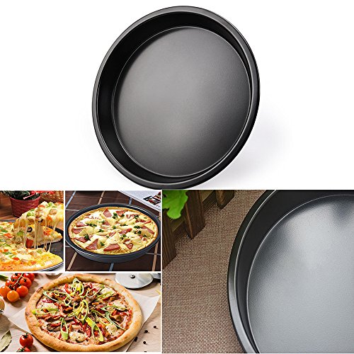 Aviat 1Pc Pizza Tray 7inch Baking Pan Mold Useful Round Deep Dish Nonstick Pie Bakeware Kitchen Cookware DIY for Breakfast Birthday Party - Thumbnail 7