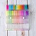 Art School Gel Pens - 36 Gel Pen Set and Glitter Gel Pens for Adult Coloring Books (1-Pack (36 pens))