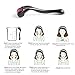 Derma Roller Micro Needles, OSPORTFUN 540 Pins Facial Skin Care Tool for Wrinkles Beauty Home Use 0.25mm