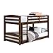 DHP Phoenix Twin Bunk Bed, Mocha