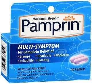 Pamprin Multi-Symptom Menstrual Pain Relief Caplets - 40ct, Pack of 2