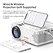 VicTsing WiFi Projector, Bluetooth & Screen Mirroring, 3600 Lux Wireless Projector Bluetooth with Tripod, 1080P Supported, HiFi Sound. Mini Projector Compatible with TV Stick, PS4.【2019 New Tech】thumb 2