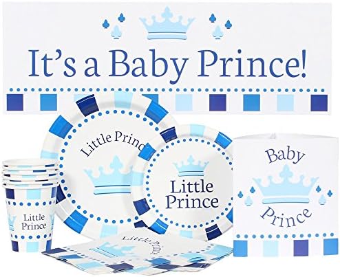 Little Prince Baby Shower Party Package for 16