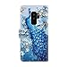 UrSpeedtekLive Galaxy S9 Plus Wallet Case Folio Flip Premium PU Leather Case Cover w/Card Holder Slot Pockets, Wrist Strap, Magnetic Closure Compatible Samsung Galaxy S9 Plus(2018) - Peacock